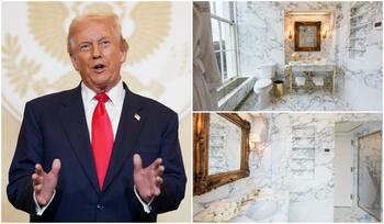 Trump, designer la Casa Albă. Cum arată baia de lux din Dormitorul Lincoln, renovată pe gustul preşedintelui