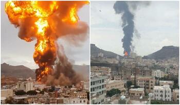 Doi morţi şi 35 de răniţi, în urma unui atac al Israelului asupra Yemenului. Palatul prezidenţial, distrus