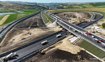 Mini-autostrada Clujului, pregătită de inaugurare. Imagini de pe șantierul primului drum expres din nord-vestul României