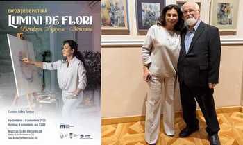 Vernisajul expoziției de pictură LUMINI DE FLORI, semnată de Loredana Popescu-Tăriceanu