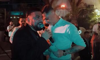Imagini virale. Mirel Rădoi a dansat pe manele cu Florinel Coman, la nunta la care i-a fost naș