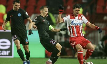 Roşu direct! Fază controversată în Steaua Roşie – FCSB, în care a fost implicat Darius Olaru