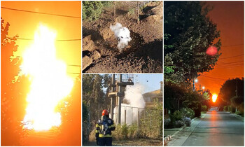 Explozie la Amara, unde săpăturile pentru o fântână au atins o pungă cu gaze. Sute de oameni, evacuaţi