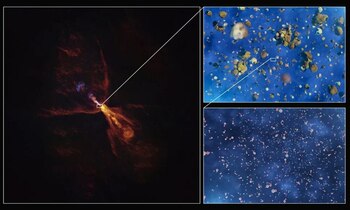 Naşterea unui nou sistem stelar la 1.300 de ani lumină de Soare, observată pentru prima dată de astronomi