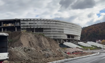 OZN-ul din Brașov, noua Sală Polivalentă, în care se investesc 73.000.000 de euro, e aproape gata: „Suntem într-o (…)