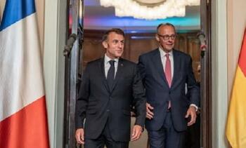 Macron și Merz afișează unitate dar tensiunile dintre Franța și Germania rămân adânci