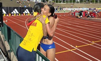 Alexia Dospin, medaliată cu aur în proba de triplusalt la Campionatele Europene U-23