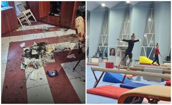 Un bărbat cu probleme psihice a vandalizat sala de gimnastică ”Nadia Comăneci” din Onești. A dat foc vestiarelor