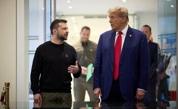 Zelenski îi mulţumeşte lui Trump pentru disponibilitatea sa de a proteja vieţile ucrainenilor