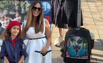 Cât au plătit Mădălin Ionescu și Cristina Șișcanu pentru ghiozdanul de lux al fiicei lor