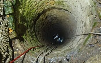 O femeie de 72 de ani a căzut în fântâna din curtea casei sale. A fost salvată de pompieri