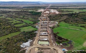 Autostrada Sibiu - Făgăraș prinde contur. Punctul sensibil al drumului de la poalele Făgărașului