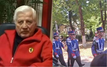 Ion Cernea, înmormântare cu onoruri militare. Cine l-a consolat pe Ciprian, fiul Irinei Loghin