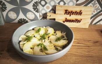 Rețetele Juanitei | Arome mediteraneene într-o salată de pere și fenicul / Ușor de preparat, poate fi o cină (…)