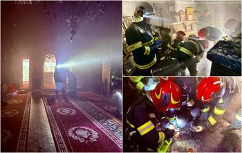 Incendiu la o biserică din Dorohoi. Flăcările au cuprins o parte din bunurile aflate în altar