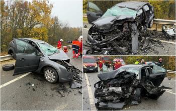 Doi morți și un grav rănit într-un acciden în Dolj, după ce un tânăr de 20 de ani a intrat pe contrasens