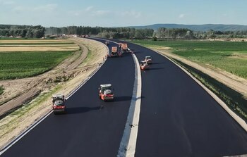 Progres major pe șantierul unui lot important din Autostrada Moldovei. Speranțe că ar putea fi finalizat în 2025