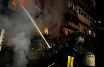 Trei morţi şi 27 de răniţi după un atac cu drone ruseşti asupra capitalei Ucrainei