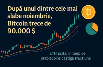BingX: Bitcoin îşi revine – sprint spre 90.000 $, ETH e sub 3.000 $