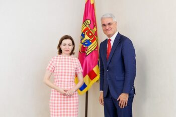 Ministrul Proiectelor Europene, vizită la Chișinău, unde s-a întâlnit cu Maia Sandu