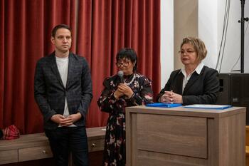 Ștefan Rădulescu, la premierea elevilor care s-au remarcat prin obținerea de premii la olimpiadele și concursurile (…)