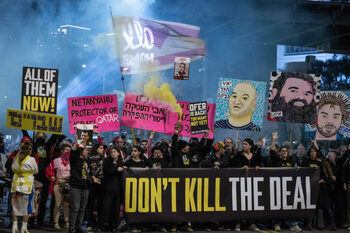 Proteste la Tel Aviv pentru returnarea ostaticilor israelieni din Gaza