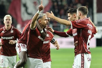 Rapid a făcut spectacol în Giulești. Victorie clară cu Unirea Slobozia