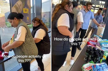 Cum au încercat două românce să fure din Lidl. Imaginile femeile prinse în fapt au devenit virale