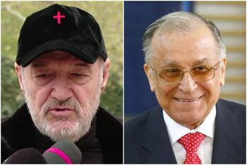 Gigi Becali, gest neașteptat la căpătâiul lui Ion Iliescu. A stat doar 30 de secunde