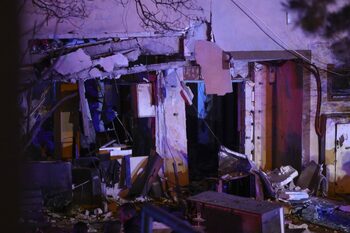 Explozie puternică în Buftea! Primele imagini de la fața locului: mai multe victime au fost transportate la spital