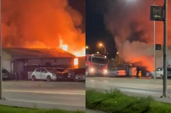 Incendiu violent în Domnești, lângă București: un pompier a fost rănit și o persoană, intoxicată cu fum. Trafic (…)