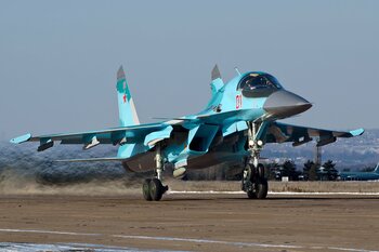 Ucraina revendică distrugerea unor bombardiere de tip Su-34 la baza aeriană Marinovka, în Volgograd / Rusia a lansat (…)