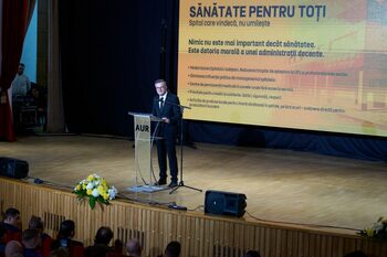 Ştefăniță Avrămescu vrea asistență medicală în fiecare sat din județul Buzău și spitale alimentate cu produse locale