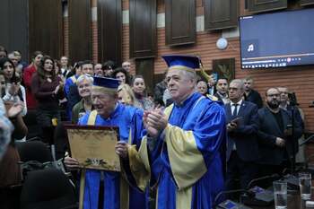 Disidentul anticomunist Adam Michnik, Doctor Honoris Causa la Universitatea „Ovidius” din Constanța