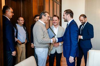 Arhitectul spaniol Leopoldo Arnaiz a venit la Primăria Capitalei