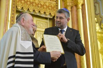 Marcel Ciolacu, MESAJ la moartea marelui rabin Menachem Hacohen: Îmi amintesc cu mândrie că am avut privilegiul de (…)