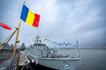 Forțele Navale Române au un nou vânător de mine marine