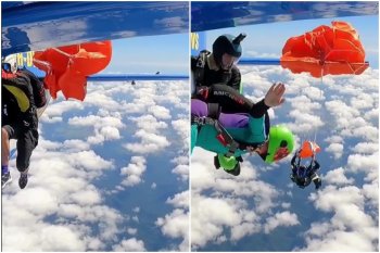 Parașutistul care s-a agățat cu parașuta de avion la 4.500 de metri altitudine, în Australia