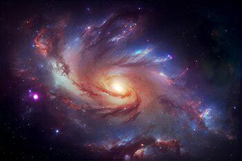 Telescopul Webb a dezvăluit o structură rară formată din ciocnirea a două galaxii neobișnuite