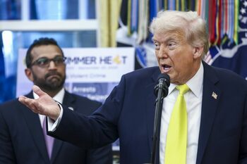 Trump respinge zvonurile despre demiterea directorului FBI Kash Patel