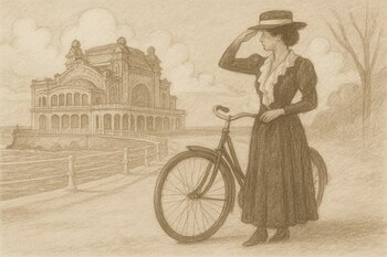 Primarul Cănănău, la masa de joc a Cazinoului, cu „demimondena“ Mița Biciclista: „Ambii într-o dulce companie încep (…)