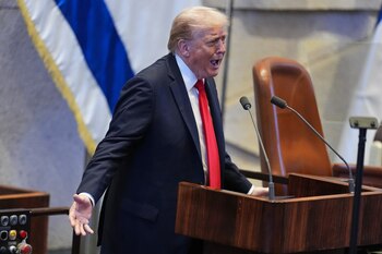 Declarații exagerate și jumătăți de adevăr: cât de reale sunt afirmațiile lui Trump în Parlamentul Israelului