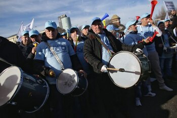 Blocul Național Sindical organizează un protest în Capitală împotriva politicilor fiscale ale guvernului