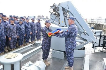 Marina Regală a Marii Britanii a predat României a doua navă militară de 150 milioane euro. Forțele Navale Române o (…)