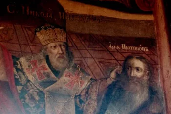 Sfântul Nicolae, omul care i-a dat o palmă la propriu lui Arie: Mai târziu, Sfântul Nicolae a devenit Moș Crăciun