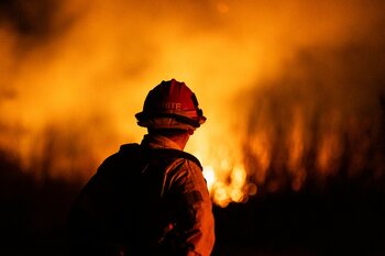 Incendiu la Cisnădioara: o cabană distrusă, fără victime