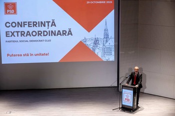 Liderul PSD Cluj, Vasile Dîncu, candidat la o funcție de vicepreședinte al partidului la Congresul din 7 noiembrie