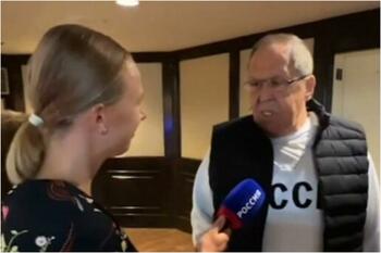 Ce mesaj a transmis de fapt Lavrov întregii lumi cu puloverul cu 