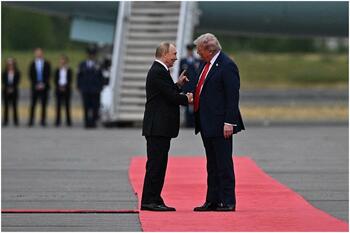 Zaharova ironizează presa occidentală, după ce Trump l-a primit pe Putin cu covorul roșu: 