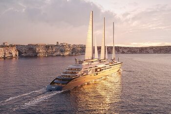 Orient Express Corinthian, cel mai luxos iaht cu vele, a fost lansat la apă